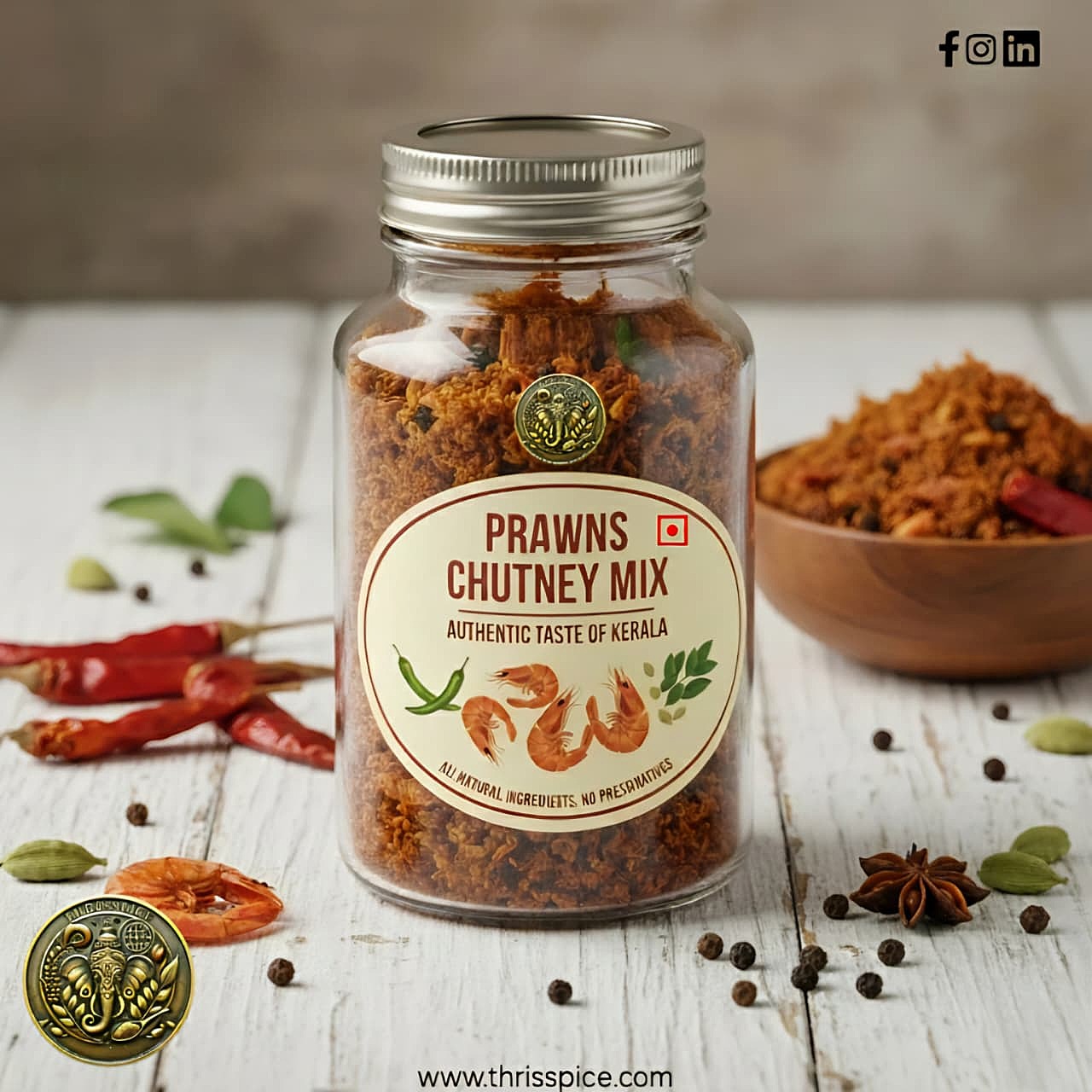 Prawns Chutney Mix